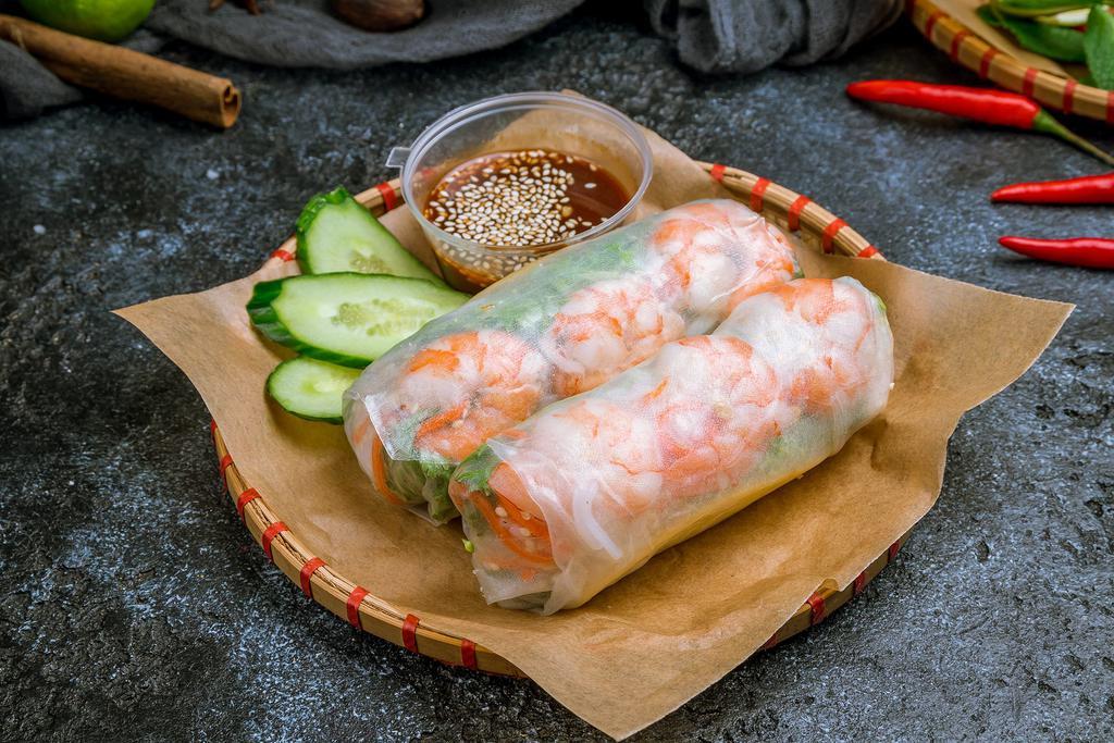 Thai Shrimp Spring Roll · 2 pieces.