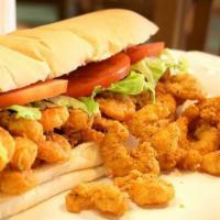 Fried Shrimp Po' Boy · A sandwich comprised of fried shellfish. 