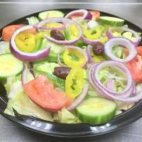 5. Greek Gyro Salad · Gyro meat and tzatziki sauce.