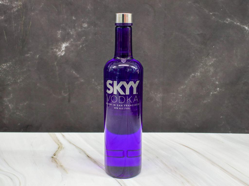 Skyy  750 Ml · Vodka 40.0% ABV. Must be 21 to purchase.