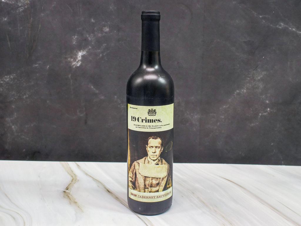 19 Crimes Cabernet Sauvignon 750 Ml Wine · Wine, 13.5% ABV. Must be 21 to purchase.