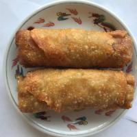 House Egg Rolls · 2 pieces.home make big roll