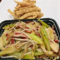 Roast Pork Chow Mein · no rice included,with crispy noodles side