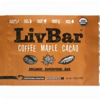 Coffee Maple Cacao Superfood Bar · LivBars are organic superfood energy bars free from GMOs and top allergens; gluten, soy, dai...