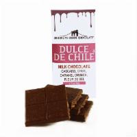 Dulce de Chile Milk Chocolate Bar · Ingredients: milk chocolate (pure cane sugar, milk, cacao butter, cacao beans, soy lecithin,...