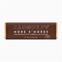 More S’mores Milk Chocolate · More S’mores? Yes, please! This delicious Hammond’s milk chocolate bar is complemented by bi...