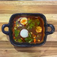 Consome Birria 12 oz · Birrria hot soup with onions cilantro and onions
