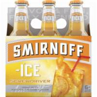 SMIRNOFF ICE SCREWDRIVER 6 PACK 11.2 FL OZ. BOTTLES · Must be 21 to purchase. Lightly carbonated, this drink has the classic flavor of a screwdriv...