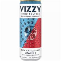 VIZZY HARD SELTZER HINT OF BLUBERRY POMEGRANATE 25 FL OZ. CAN · Must be 21 to purchase. This blueberry pomegranate drink has a fresh, juicy taste of mixed b...