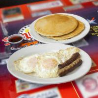 2-2-2 Breakfast Special · 2 eggs any style, 2 sausage links, or 2 bacon, 2 french toast or 2 pancakes.