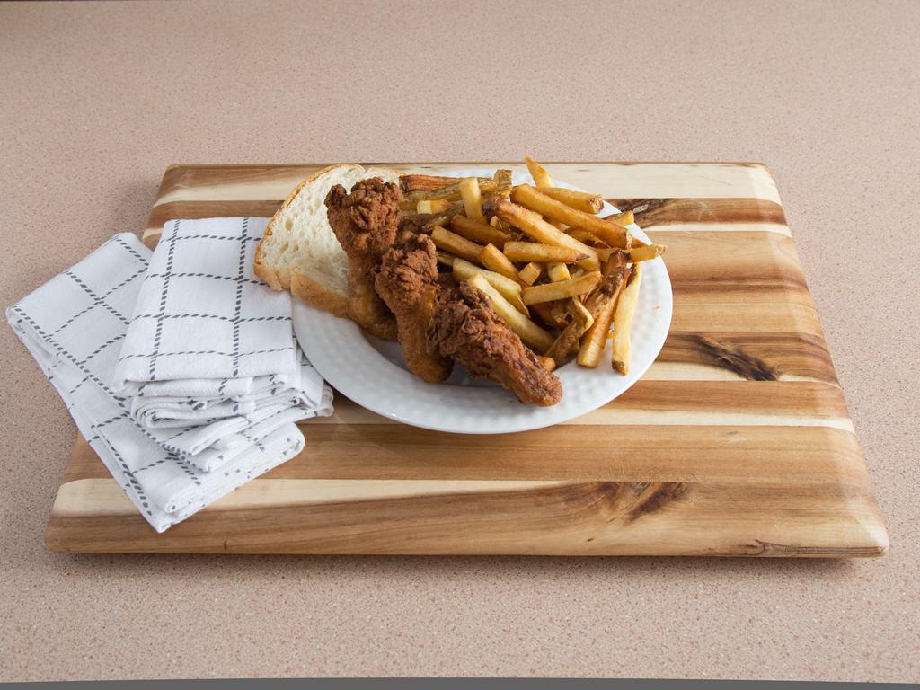 3 Wings & 2 Small Sides · Your choice of wing flavor. Served with 2 small sides & bread.