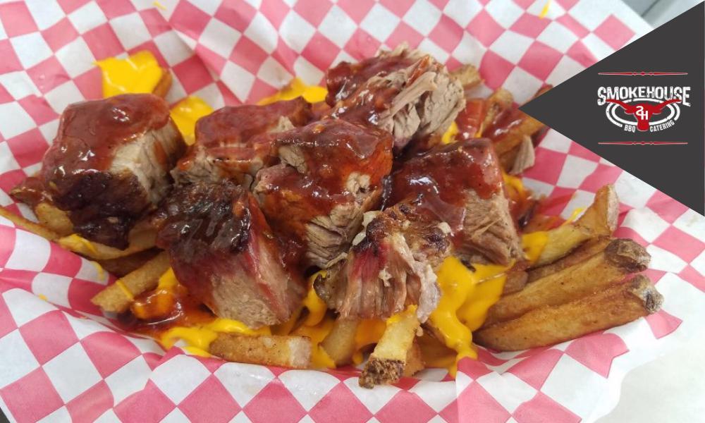 Cowboy Fries · Pork, cheese and BBQ sauce.