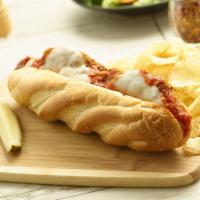 Eggplant Parmesan Sub · The delicious dish made into a sub. This sub includes our fresh cut eggplant, provolone chee...