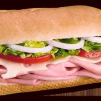Ham and Cheese Sub · Add bacon for an additional charge.