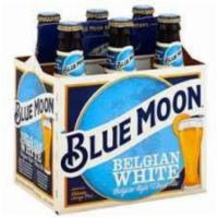 6 Pack of Bottled Blue Moon, Beer  · Must be 21 to purchase. 12 oz.  