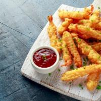 Shrimp Basket  · 5 pcs Tempura Shrimp & Fries 