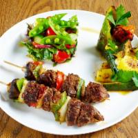Keto Beef Kebab · Tender Beef meat is seasoned and marinated with Authentic Mediterranean spices. Grilled to m...