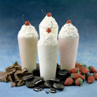 Milk Shake · Made with real ice cream.