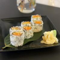 SPICY SALMON, CUCUMBER ROLL · 