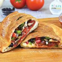 Build Your Own Stromboli · Pizza cheese, pizza sauce, 1 side pizza sauce.
