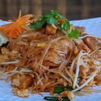 1. Pad Thai · Stir fried rice noodle with choice of meat, fried tofu, bean sprouts, chives, peanuts, scram...