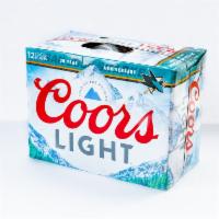 Coors Light Can 12 oz. · 12 pack. Must be 21 to purchase.