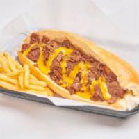 Build Your Own Cheesesteak  · Ribeye steak or chicken, choice of cheese, wit or witout onions.