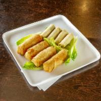 1. Egg Roll · 2 pieces. Rice paper or crispy dough filled with shredded vegetables. 