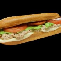 Tuna Sub with Fries · Lettuce, tomato, mayo and hot pepper.