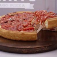 Chicago Style Stuffed Pizza · This is the pie that Chicago made famous. A thick and tasty crust topped with your choice of...