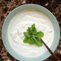 V-Mast ماست · Persian yogurt served with main dishes or as an appetizer with naan. Vegetarian.