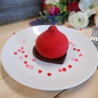 Valentines Kiss · Chocolate kiss with a raspberry heart that could melt the heart of any chocolate lover!
dipp...