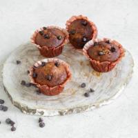 Banana-Chocolate Chip Muffin Vegan · Pack of 4 muffins. Fresh bananas combined with semi-sweet chocolate chips for a tasty anytim...