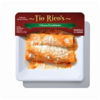 Cheese Enchiladas · Duo of cheese-filled enchiladas, slathered in a spicy and spirited Mexican sauce.