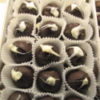 24 Piece Assorted Clusters Fruits & Nuts · Nuts and Fruit covered in Milk and/or Sweet Dark Chocolate. Variety includes Almonds, Cashew...