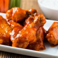 Thai Sriracha Wings (6pcs) · Battered fried chicken wings, then flavored with Thai sriracha chili sauce.