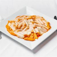 Penne Vodka Sauce · Served with onions & prosciutto.