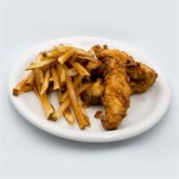 Chicken 'n Fries · Fresh cut. Crispy fried chicken, marinated in a mix of green herbs (our blend of green seaso...