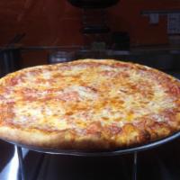 Cheese Pizza · Mozzarella cheese and marinara sauce.