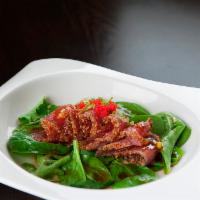 Tuna Tataki · Seared tuna with chef's special sauce. 