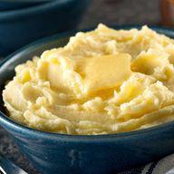 Mashed Potatoes  · Creamy potatoes that have been mashed and mixed with milk, butter, and seasoning. 