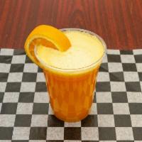 Orange Juice · Suco de laranja.