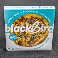 Blackbird Supreme Pizza · Vegan.