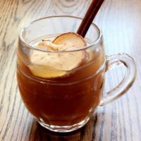 Hot Apple Cider · Downeast draft cider & apple cider served piping hot with an apple slice! Must be 21 to purc...