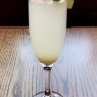 No Thank You · Titos Vodka, Fresh Made Ginger Syrup, splash of Fresh Lime Juice, and topped with Paul de Co...