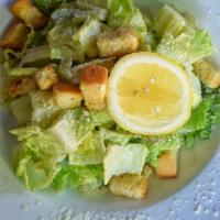 Caesar Salad · Romaine lettuce, cheese, croutons and chef’s Caesar dressing.