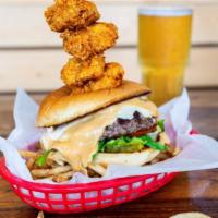 Dive Burger · Dive Burger built the way you want it!