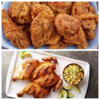 2 Whole Chickens · Choose between Hand Battered Fried or House Seasoned Grilled.
(4 Breast, 4 Wing, 4 Thigh, 4 ...