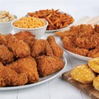Chicken Bucket (8pc) · Whole Chicken (8pc) Served With 2 Sides and 4 Biscuits 