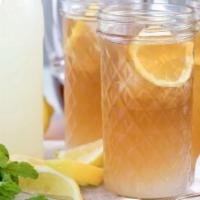 Arnold Palmer · Half lemonade, half iced tea. Our spin on a popular refresher.